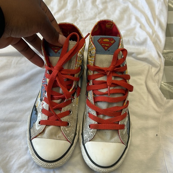 Converse Rare Flash Collectors Find For A True DC Comic superman - Picture 2 of 9